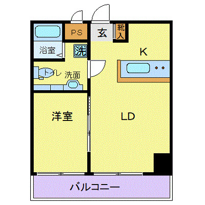 NICハイム鶴見渡辺ビル第一の間取り