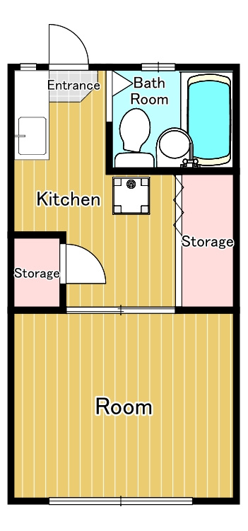 寺尾コーポの間取り