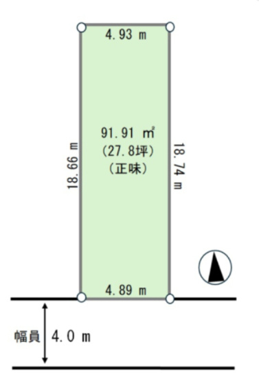 【区画図】 | ■学芸大学駅７分■東口商店街すぐ■１４５平米可能■南道路で陽当り良好 | ■東横線「学芸大学駅」７分
■東口商店街からすぐの住宅街
■南道路面につき陽当り良好
■現況間取図あり（１１２平米、４ＬＤＫ＋車庫２台）
■最大１４５平米可能
■お好きなハウスメーカーで建築可能