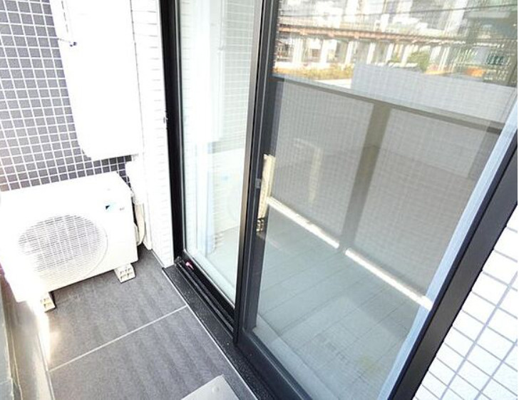 クレストコートＴＳ吾妻橋のバルコニー