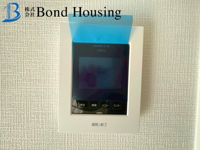 お車並列３台以上可能　全8棟分譲　王塚台第6　4号棟の防犯設備