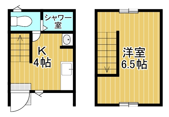 ikka吉田　B棟の間取り