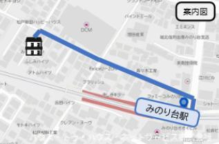 みのりハイツの地図