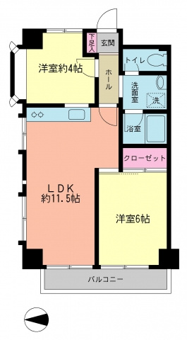 【間取り】 | リーフハイツ日暮里