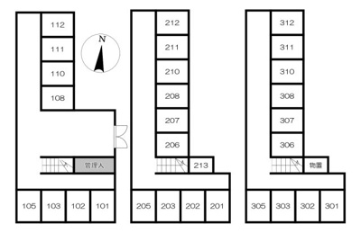 【区画図】 | ペディマリー箕面Ⅱ