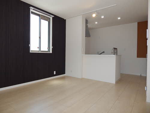 熊本市南区島町５丁目のアパートの居間・リビング