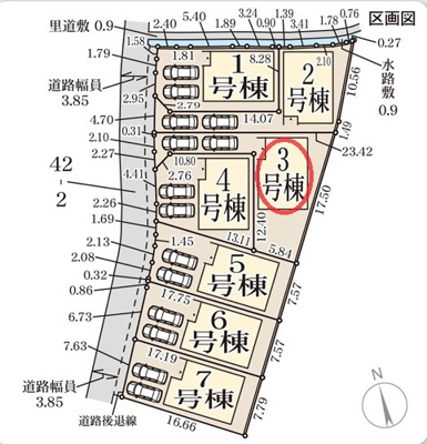 【区画図】 | リーブルガーデン富田林市錦織北２丁目２期 | 区画図