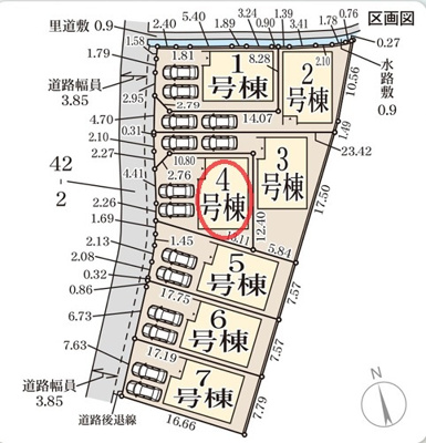【区画図】 | リーブルガーデン富田林市錦織北２丁目２期 | 区画図