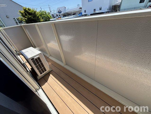 光陵館のバルコニー