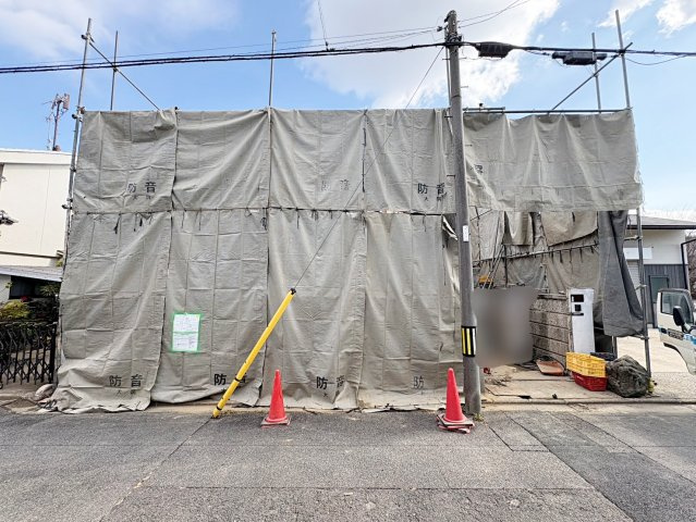 阿波橋町の前面道路含む現地写真