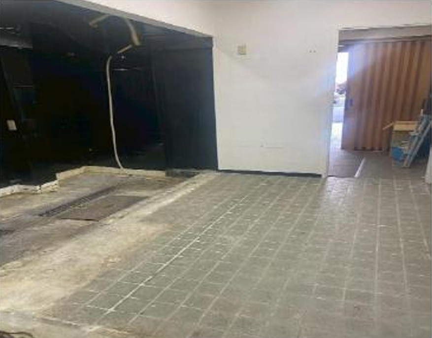 大阪市北区長柄中３丁目の店舗一部の内装