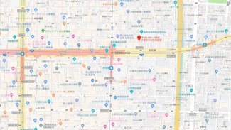 【地図】 | プレサンス心斎橋ニスト