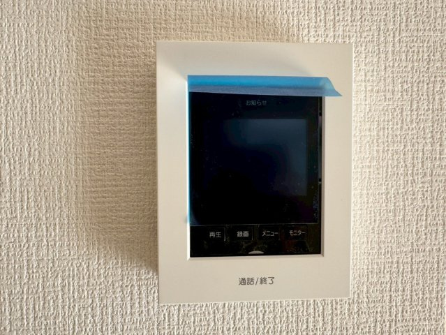 ケイアイ　ー LIGARE ーリガーレ　小倉北区黒住町1期　　【小倉北区　新築戸建て】 の防犯設備|訪問者を確認できる便利なTVモニター付きインターホン♪　【小倉南区　新築戸建て】