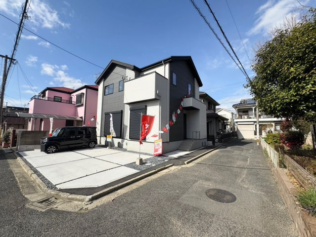 ケイアイ　ー LIGARE ーリガーレ　小倉北区黒住町1期　　【小倉北区　新築戸建て】 の外観|角地×南向きで日当たり良好です♪　【小倉南区　新築戸建て】
