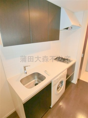 MFPRエムエフピーアールコート蒲田のキッチン|2口ガスシステムキッチン