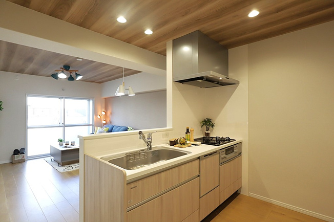 【キッチン】 | 今福スカイハイツ | 対面式のキッチンです♪