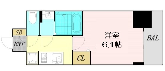 【間取り】 | ファステート大正駅前トロフィ