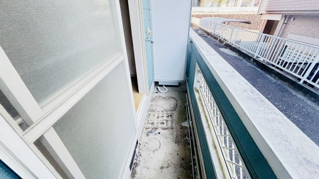 太宰府市朱雀２丁目のアパートのバルコニー|別号数タイプ