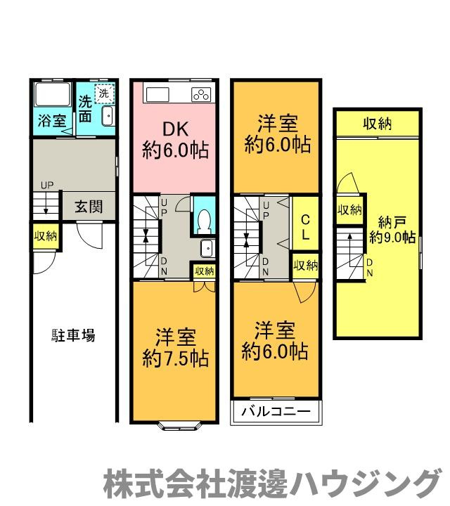 藤田町5丁目貸家の間取り