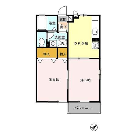 モナリエオガワの間取り
