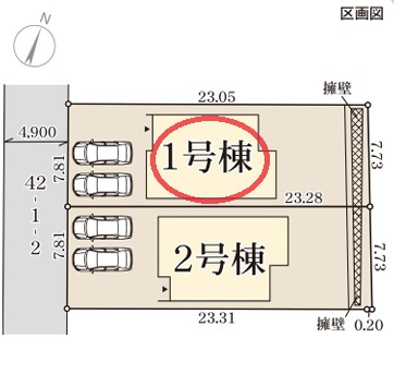 【区画図】 | リーブルガーデン神戸市北区道場町３期 | 区画図