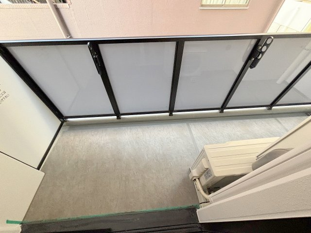 プランドール新北野のバルコニー