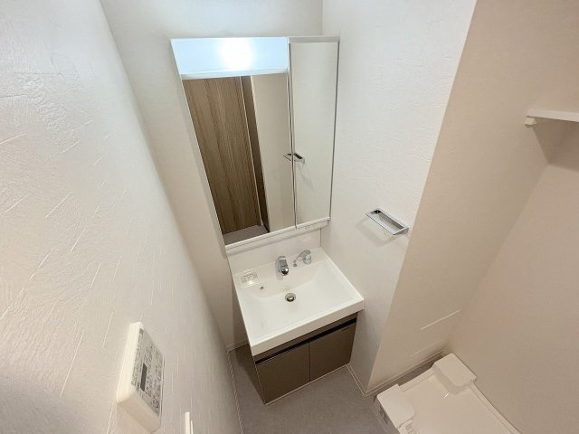 プランドール新北野の独立洗面台