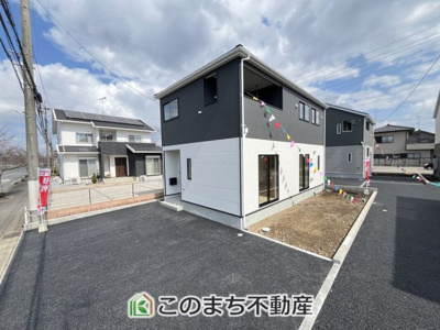 【展望】 | CRADLEGARDEN小山市東間々田第7　7号棟 | カースペースは並列２～３台分ございます！