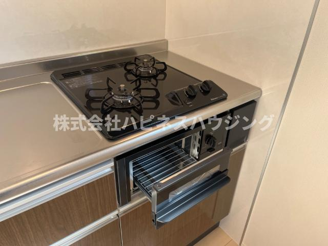 ラウレア　モリのキッチン|グリル付き二口コンロ