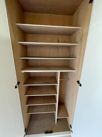 久留米市国分町のアパートの収納