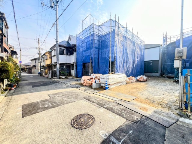 浜甲子園1丁目の前面道路含む現地写真