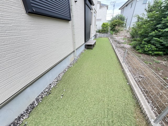 今谷上町戸建の庭