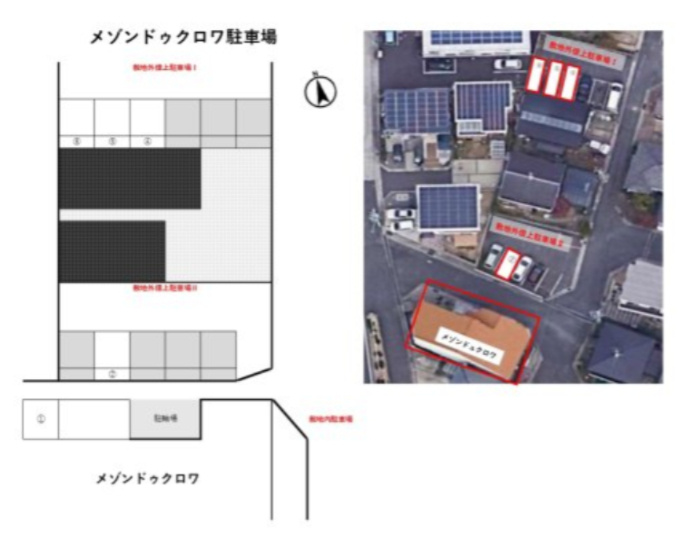 メゾンドゥクロワの区画図