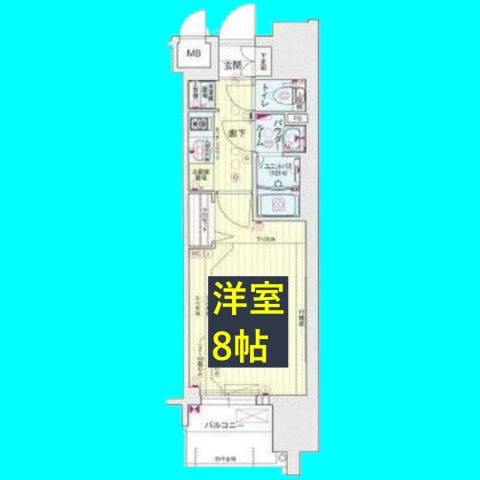 プレサンス上前津フィットの間取り