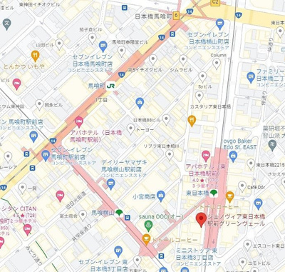 【地図】 | GENOVIA東日本橋駅前green veil(ジェノヴィア東日本橋駅前グリーンヴェール)