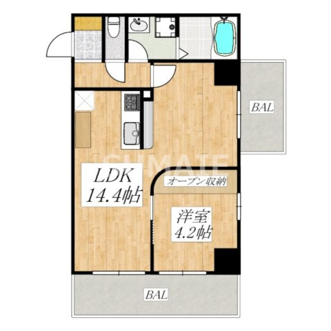 ＩＳＭ新小岩の間取り|間取りです☆