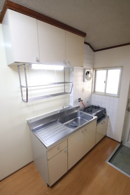 【キッチン】 | 北野田マンション巽B棟 | ガスコンロ設置は部屋によって異なります