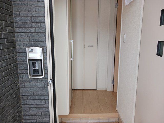 ベルソレイユⅡの玄関|毎日通る玄関はこちらです