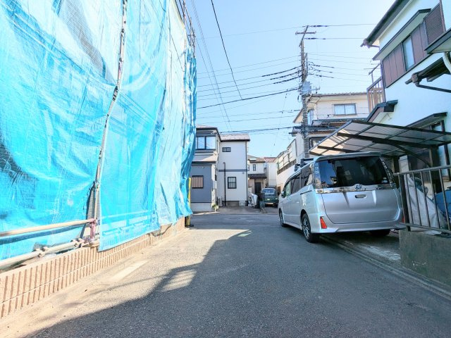 葛飾区西水元２丁目の新築戸建の前面道路含む現地写真|～前面道路含む現地写真～