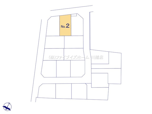 【2号棟　区画図】