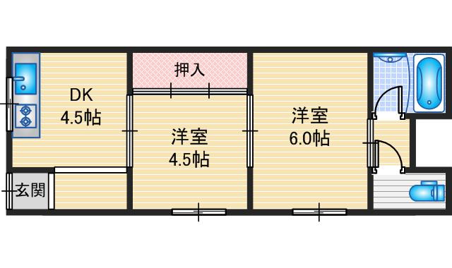 【間取り】 | さくらコーポ