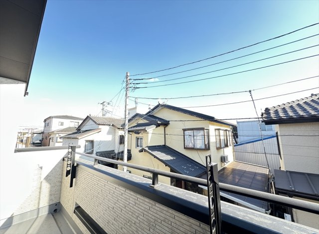 【バルコニー】 | 志木市下宗岡4丁目　新築一戸建住宅　全1棟　(志木本店) | 南東向きバルコニー