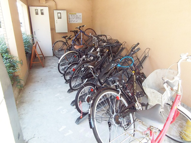 豊島区駒込４丁目の賃貸マンションのその他共用部分|駐輪場あります☆