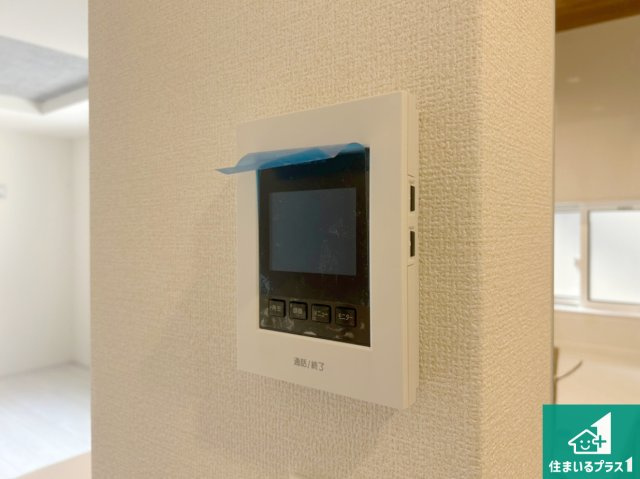 西宮市段上町　新築一戸建ての防犯設備|カラーモニターインターホン！声だけでなく来訪者の姿や顔がモニターで確認できるので、小さなお子様がいらっしゃるご家庭でも安心できます！