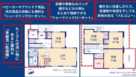 【間取り】 | 富里市御料1期