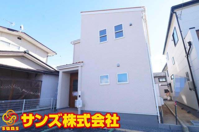 郡山市安積町荒井字安倍　　　　2号棟　　　安積第1小学校、安積中学区　の外観|北西側から見た外観