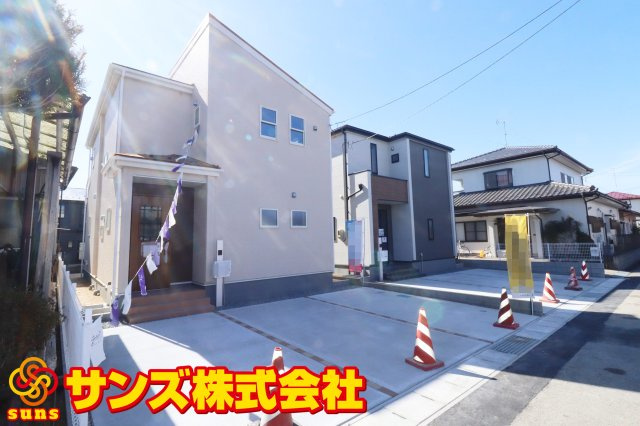 郡山市安積町荒井字安倍　　　　2号棟　　　安積第1小学校、安積中学区　の外観|北東側から見た区画全体