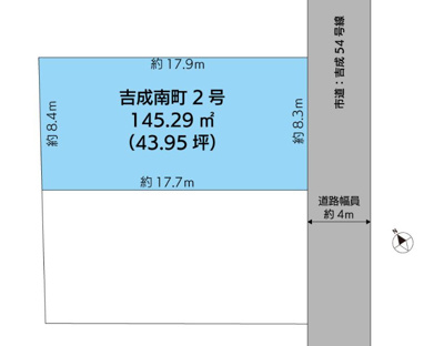 【区画図】 | 鳥取市吉成南町2号