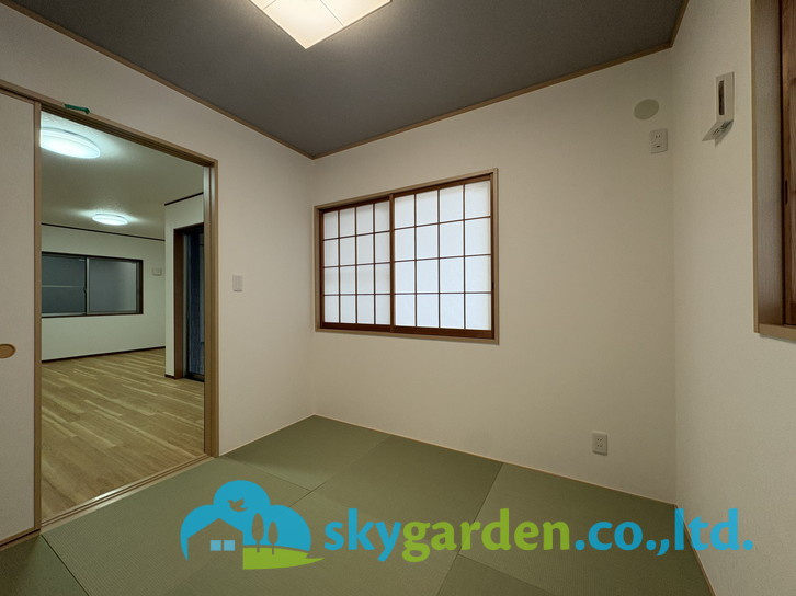 藤沢市高倉　中古戸建の和室|畳の上でゆっくりとくつろげる和室です