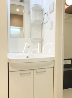 【洗面所】 | エルスタンザ平和台 | 独立洗面台です。